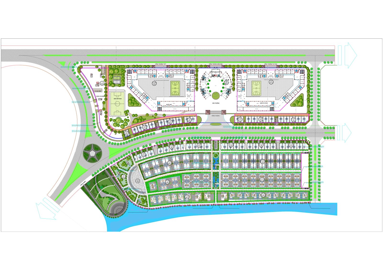 Layout of Sunshine Wonder Villas project