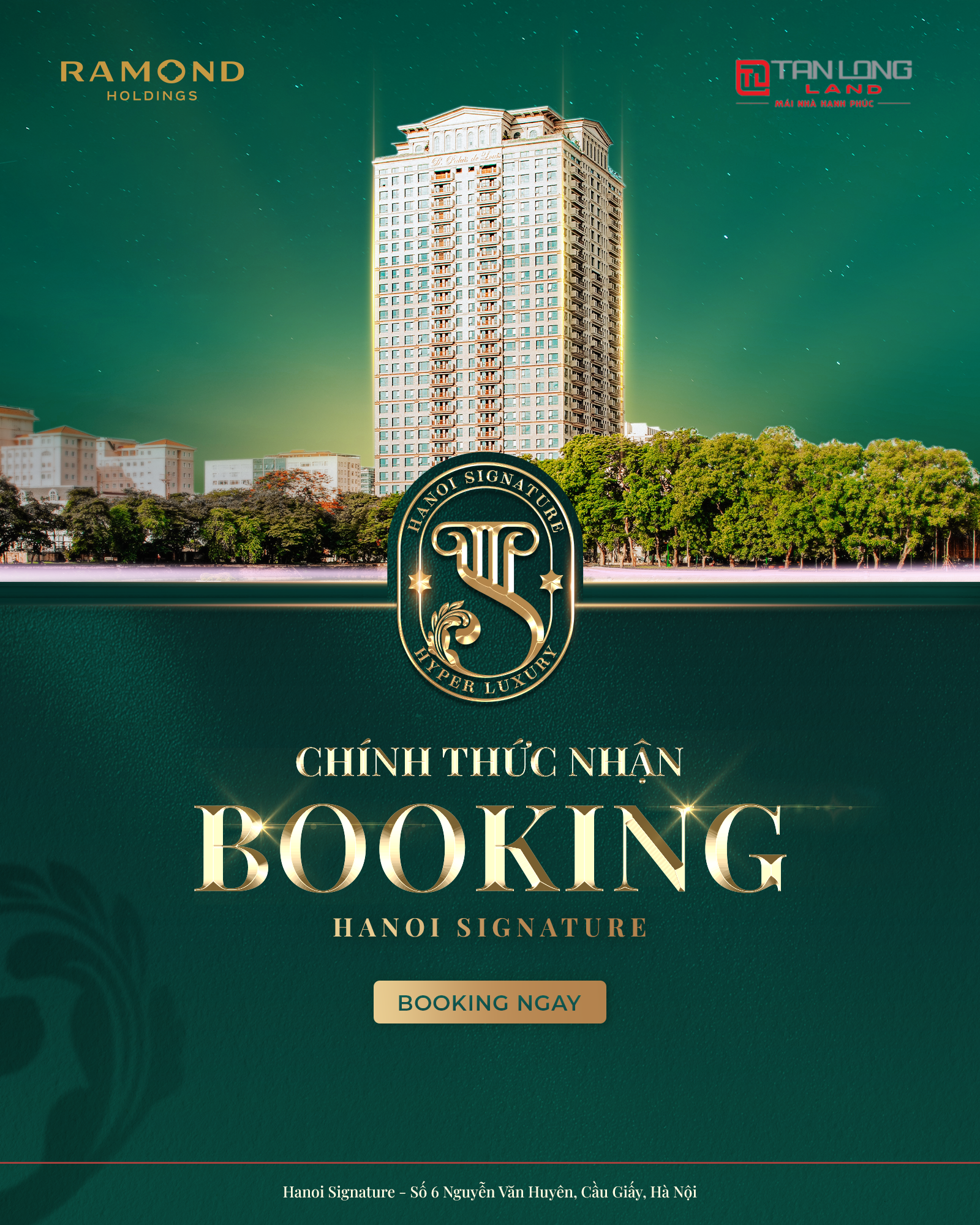 Booking Hanoi Signature Nguyễn Văn Huyên