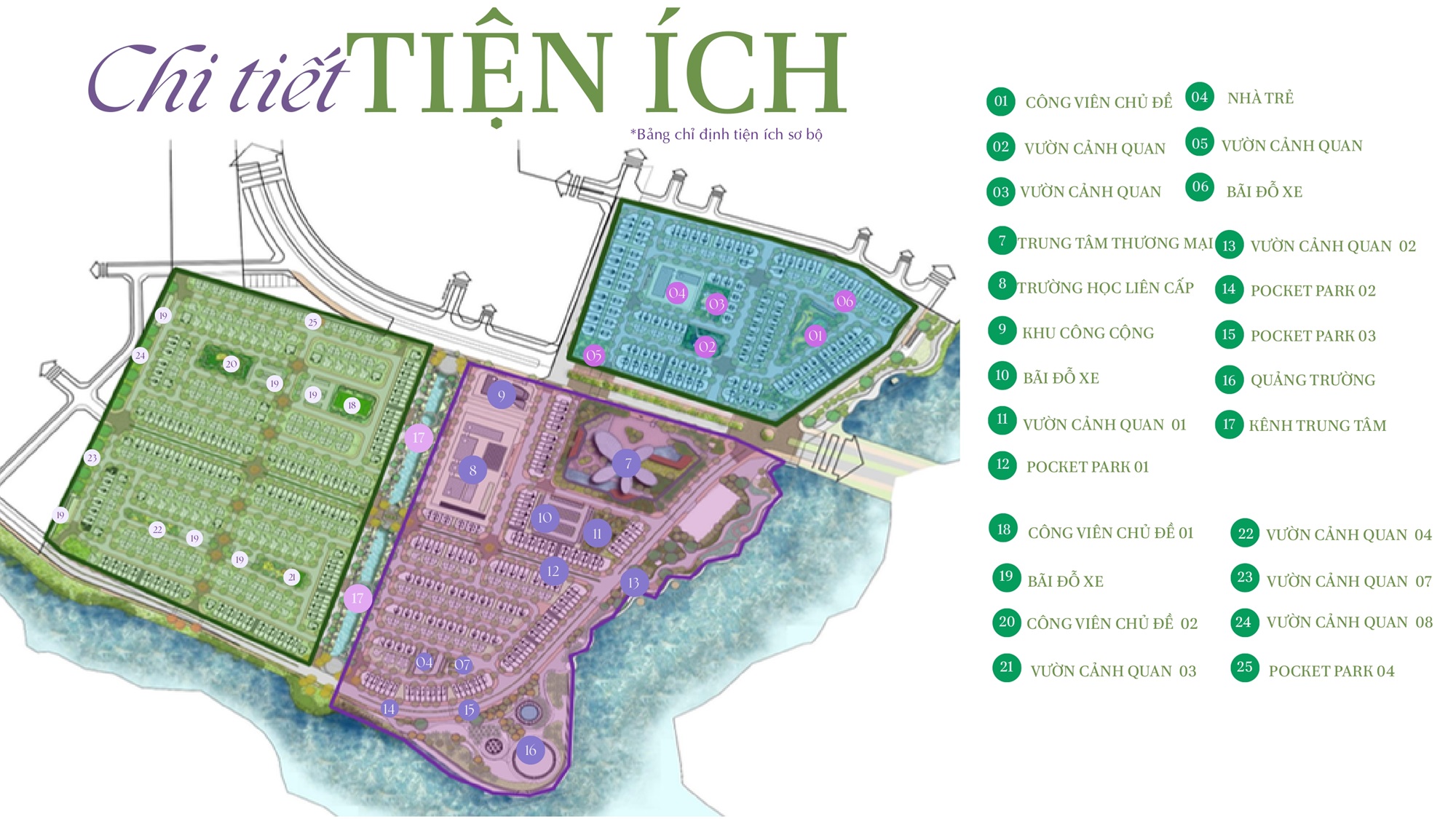 Tiện ích Pearl Rivera Hanoi Mê Linh