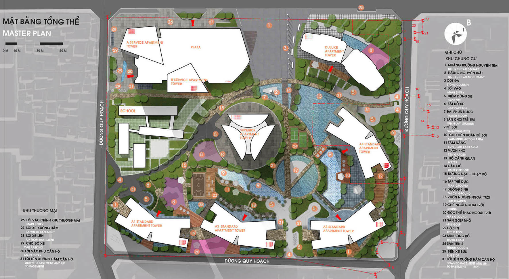 Mặt bằng thiết kế Vinhomes Cao Xà Lá và ngôn ngữ kiến trúc vị lai phủ kính panorama rực rỡ