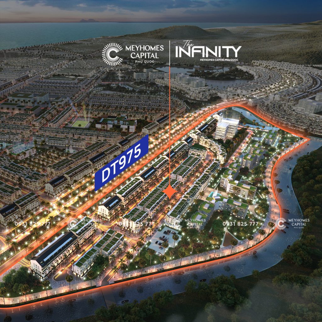 Vị trí The Infinity Meyhomes Capital Phú Quốc