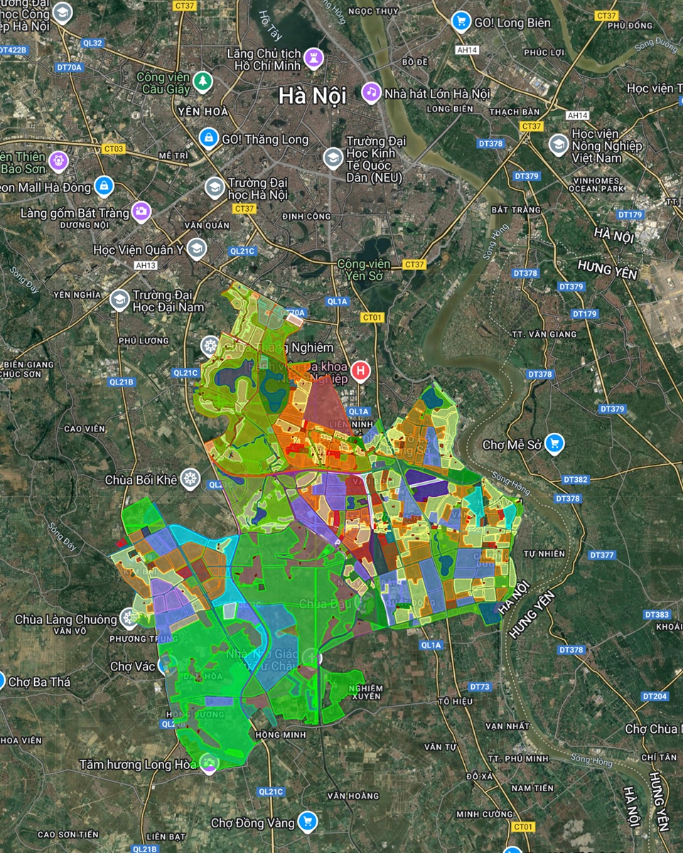 Vị trí Vinhomes Global Spotia Hà Nội Ngọc Hồi
