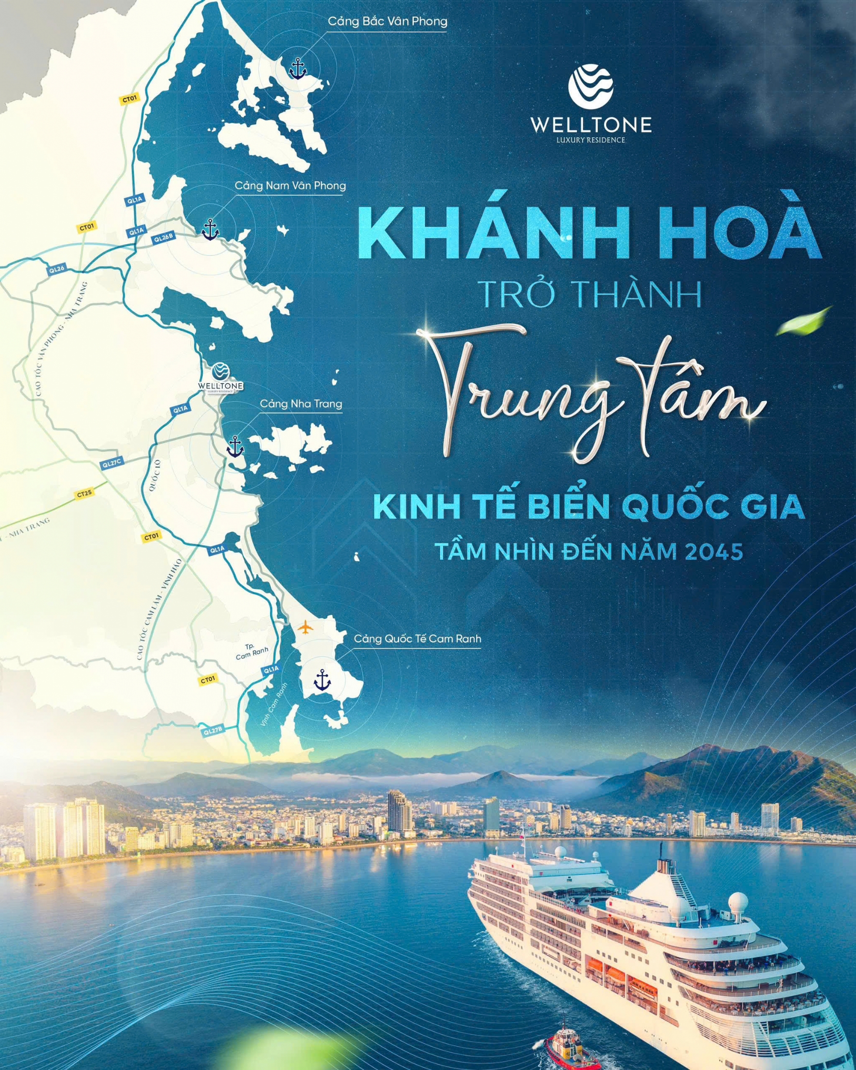 Booking căn hộ Welltone Luxury Residence Nha Trang