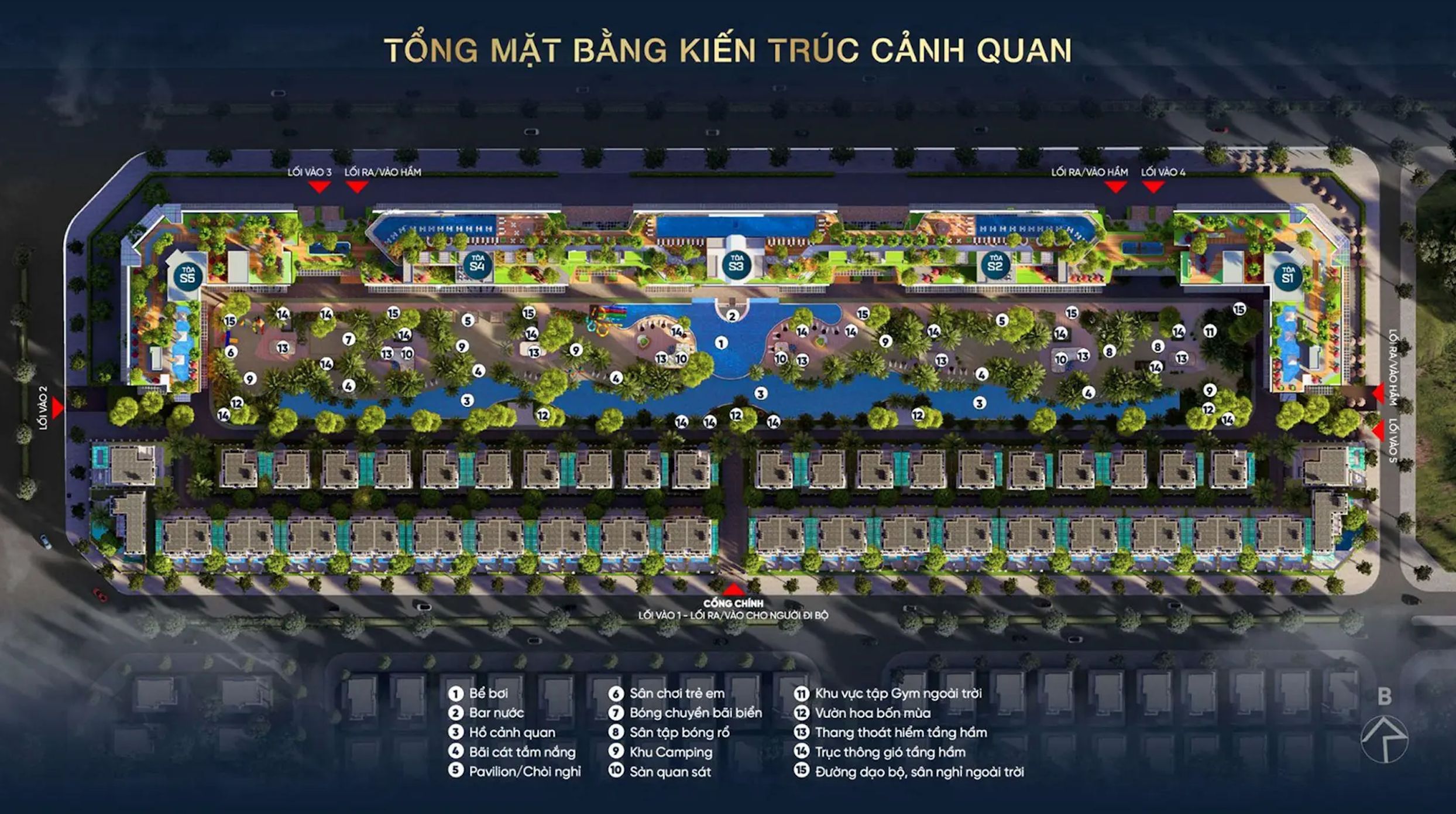 Mặt bằng thiết kế Noble Crystal Long Biên