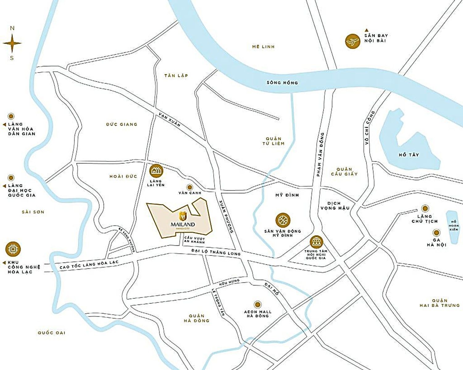 Vị trí Estiva Charm An Khánh