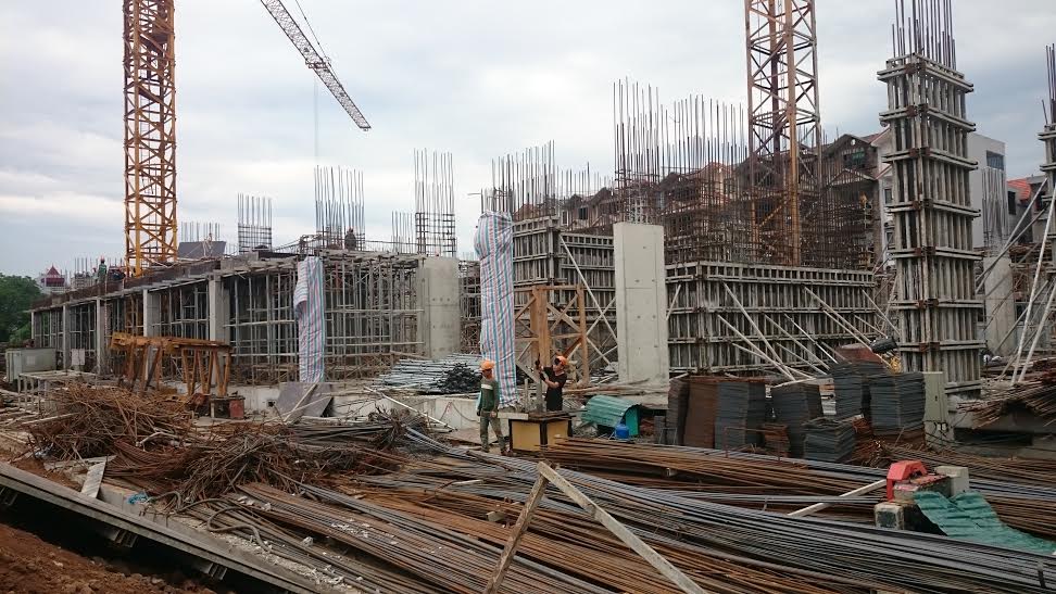 Dự án chung cư Thông tấn xã đang đẩy mạnh xây dựng