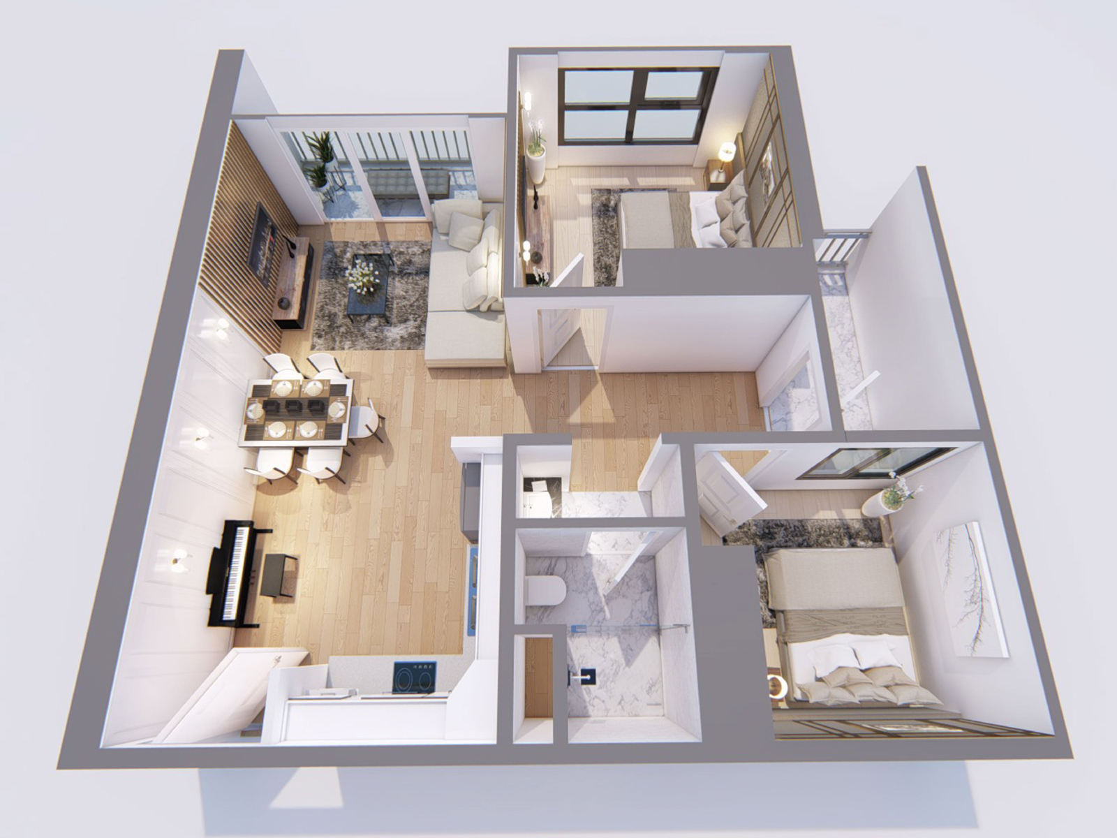 Bán căn hộ 2 Phòng ngủ Ambience Gamuda Hải Phòng