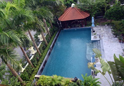 Không gian trong biệt thự Tây Hồ