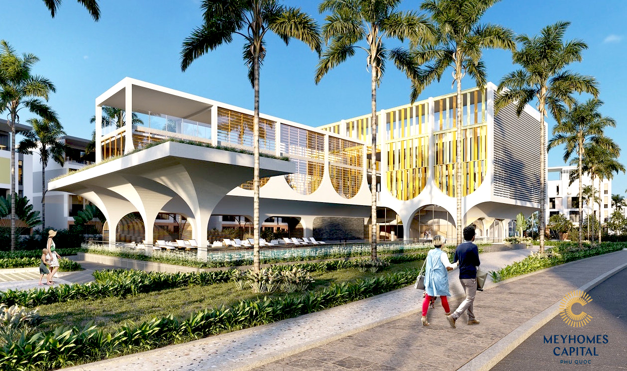 Thiết kế The Infinity Meyhomes Capital Phú Quốc và ngôn ngữ kiến trúc đô thị tinh khiết hiện đại