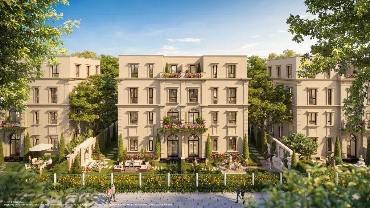 Cho thuê biệt thự khu ÁNH SAO - Starlight Park Vinhomes Golden City Dương Kinh