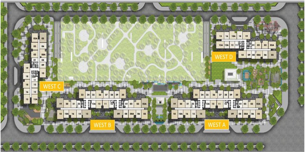 Mặt bằng thiết kế Masteri West Heights