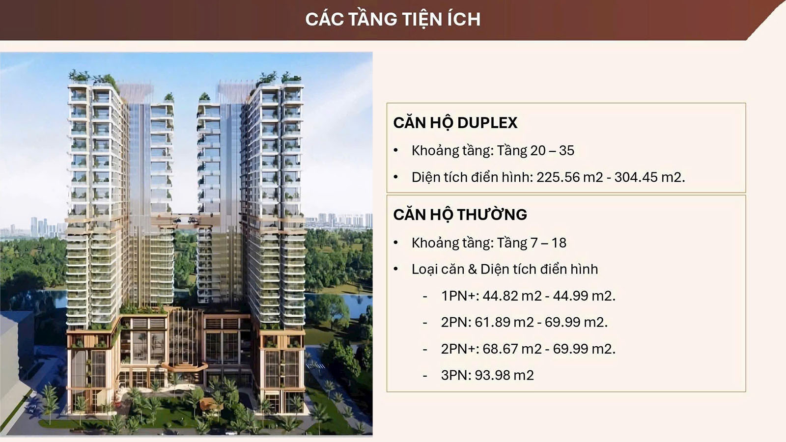 Cho thuê căn hộ Duplex Meyhome Rivea Hà Nội