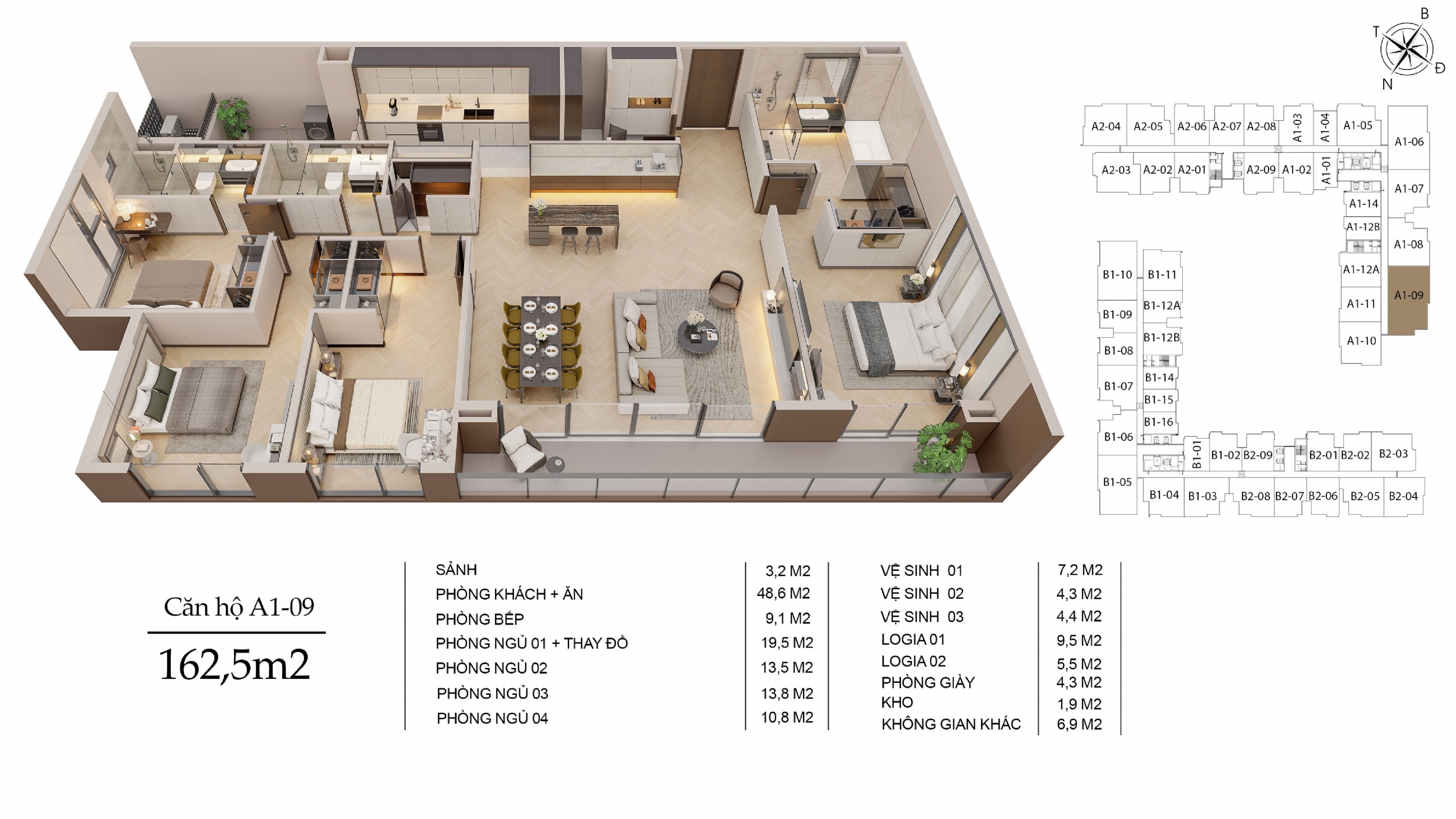 Mặt bằng thiết kế Long Biên Central – Kiến tạo không gian sống tinh tế và hiệu quả