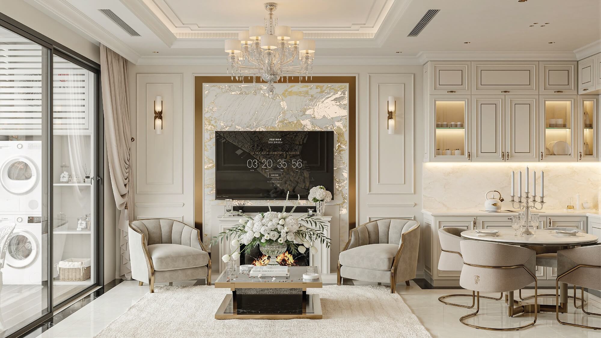 Cho thuê căn hộ 2 phòng ngủ The Cityon Imperia Ocean City Hưng Yên