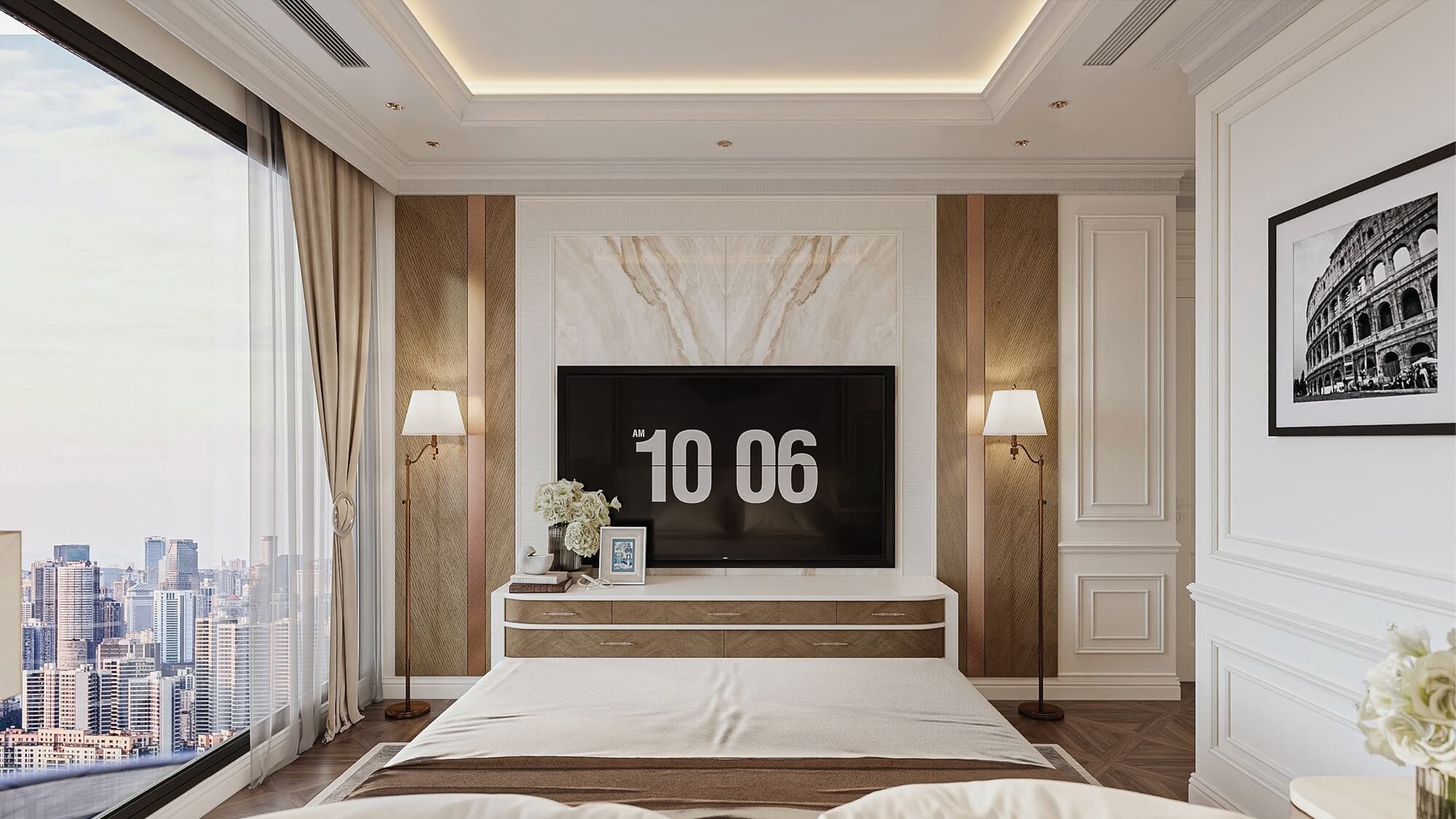 Cho thuê căn hộ 2 phòng ngủ Masterise Cao Xà Lá Nguyễn Trãi 
