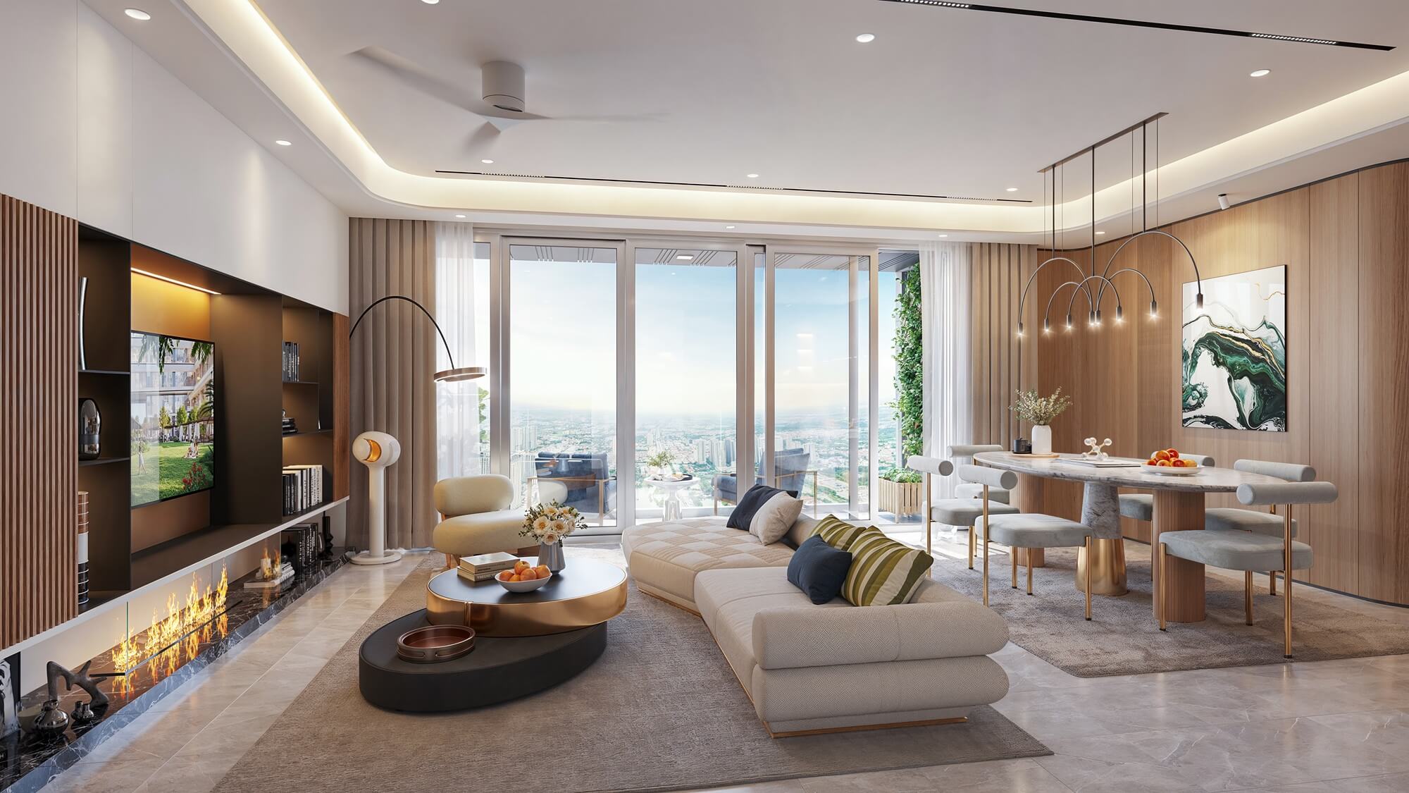 Cho thuê căn hộ 3 phòng ngủ The Parkland Imperial Ocean Park 2 Hưng Yên