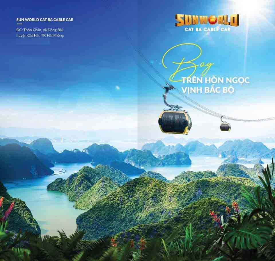 Vé cáp treo Sun World Cát Bà Hải Phòng mới nhất 2025
