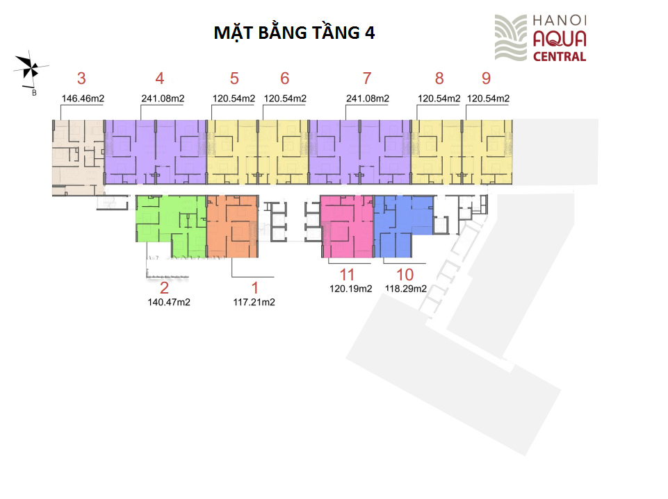 Thiết kế dự án Hà Nội Aqua Central 3