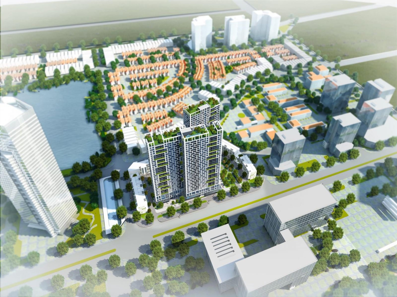 Vị trí chung cư Pacific Starlake Tây Hồ Tây