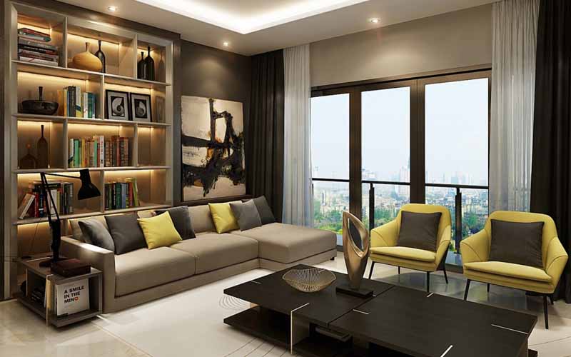 Cho thuê căn hộ chung cư 3 phòng ngủ Sun Grand City Quảng An