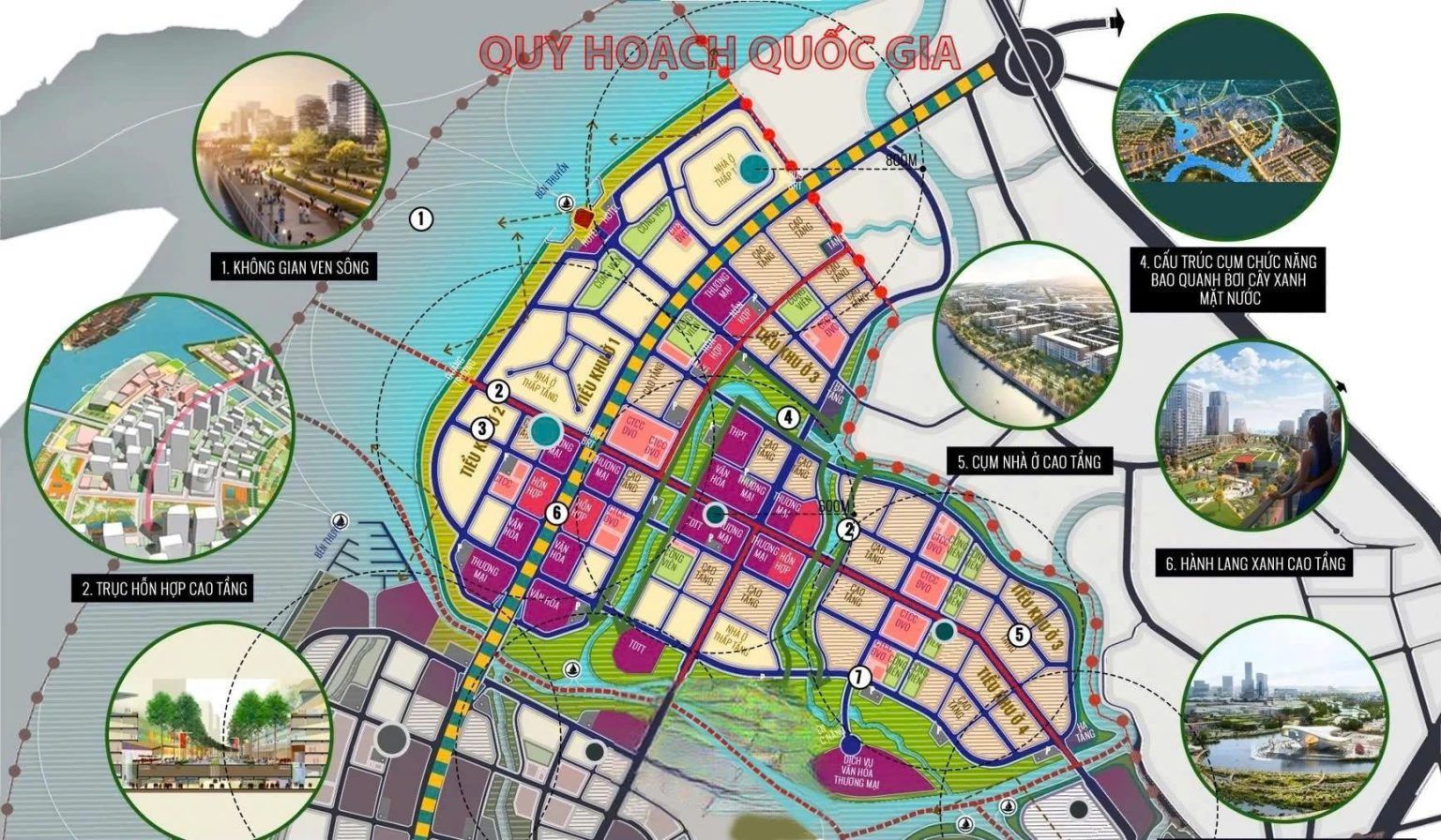 Quy hoạch Sunshine Rivernia và tư duy tổ chức mặt bằng siêu đô thị thông minh bên sông Đồng Nai