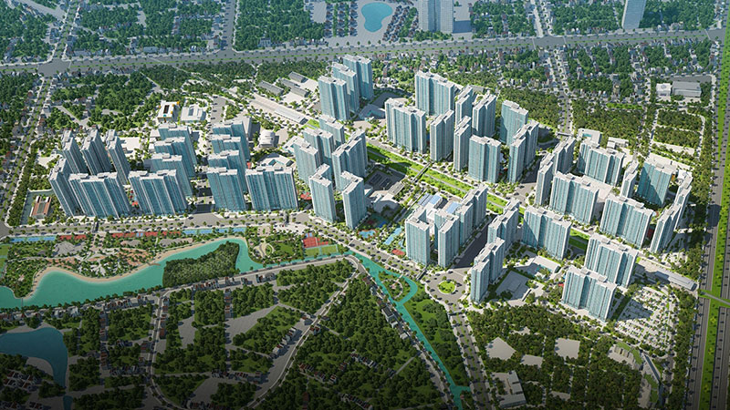 Quy hoạch của dự án Vinhomes Smart City.