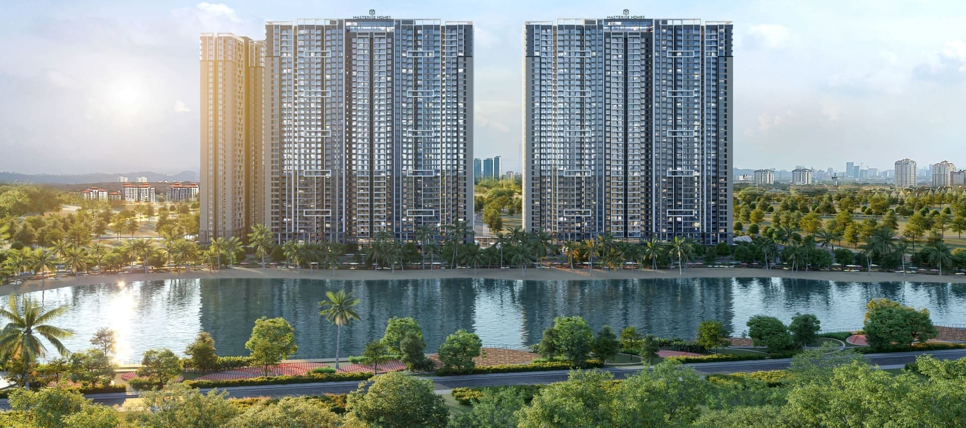 Cho thuê căn hộ 2 phòng ngủ Masteri West Heights