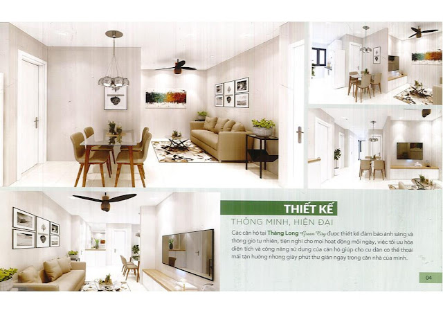 Các loại hình sản phẩm Nhà ở xã hội Thăng Long Green City Kim Chung Đông Anh