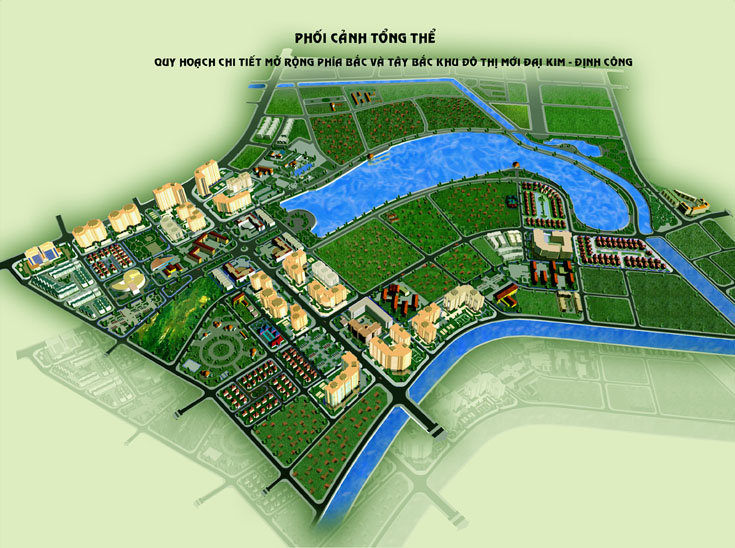 Quy hoạch khu đô thị Đại Kim Định Công