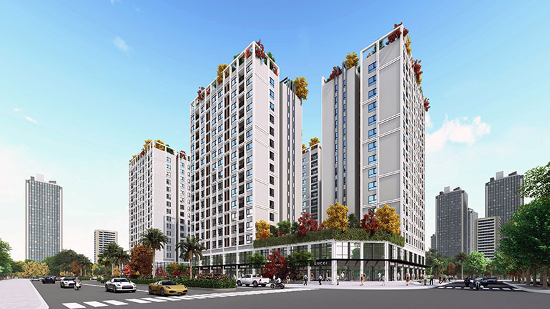 Cho thuê căn hộ chung cư tòa CT2 East Hà Nội Skyline Cổ Linh