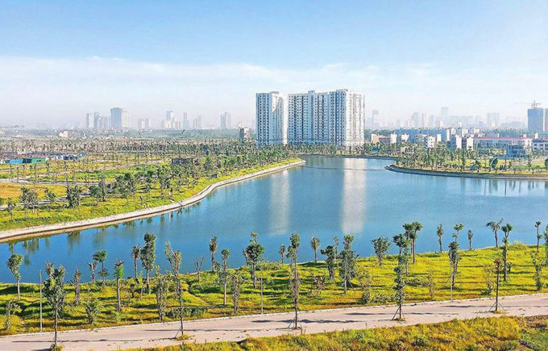 Hồ sinh thái Khu đô thị Thanh Hà Cienco 5