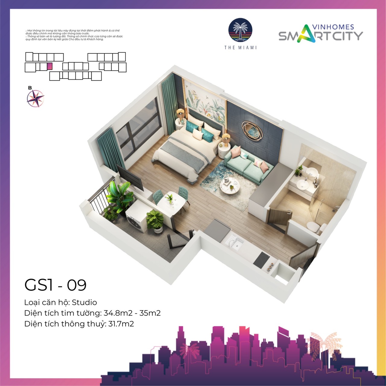 Nhà mẫu The Miami Vinhomes Smart City Tây Mỗ