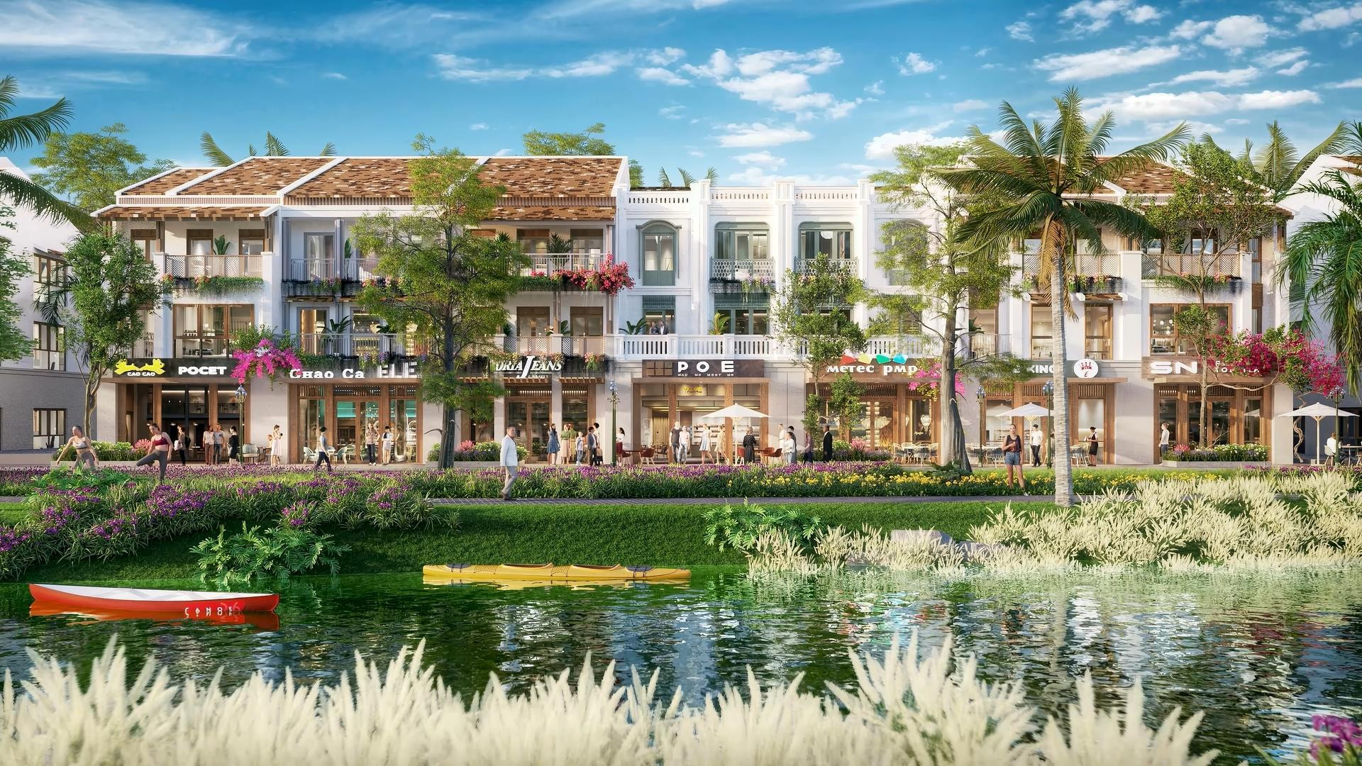 Đầu tư nhà phố Xanh - Shophouse Xanh Island đẳng cấp tại Cát Bà Sun Group