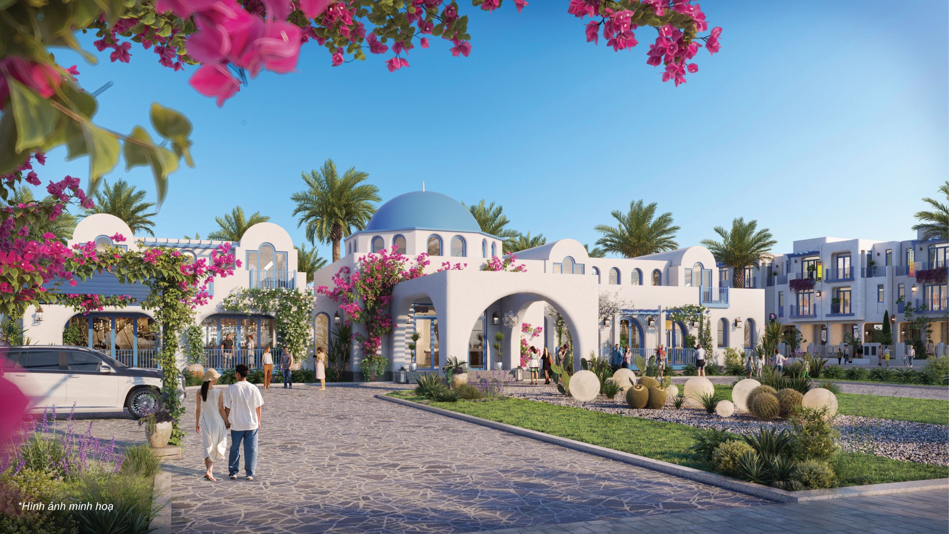 Cho thuê biệt thự Hy Lạp Caraworld Cam Ranh