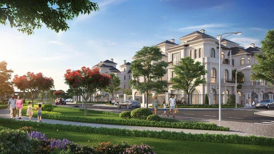 Phong cách kiến trúc và xây dựng Vinhomes Green Villas