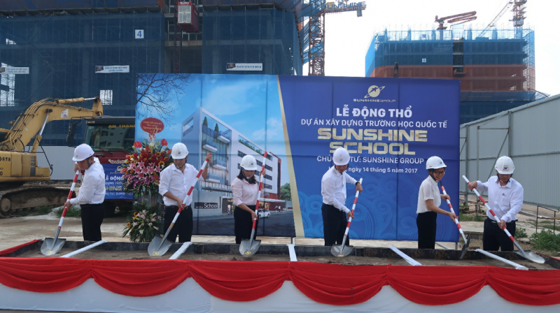khởi công trường liên cấp sunshine school