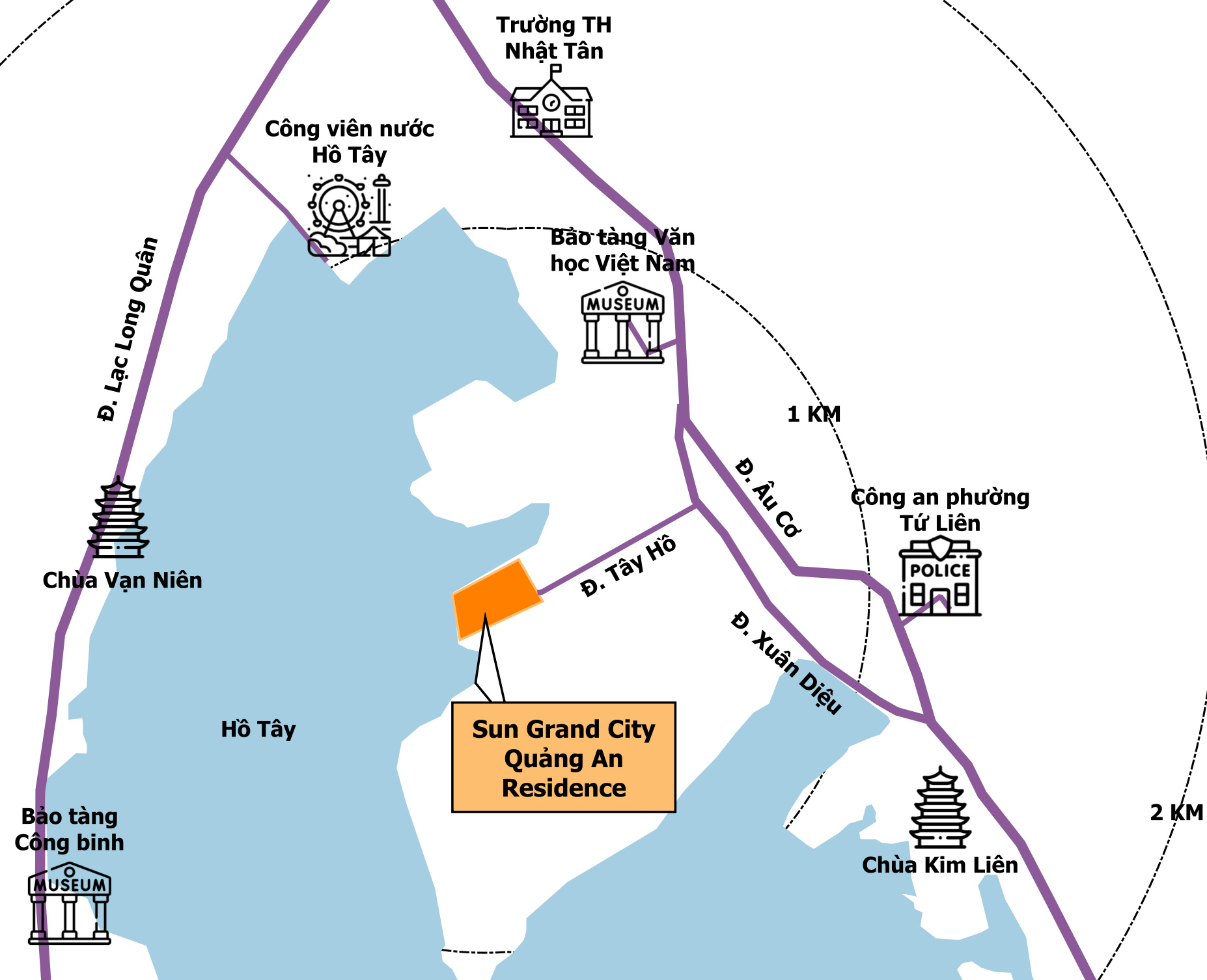 Chung cư Sun Grand City 58 Quảng An