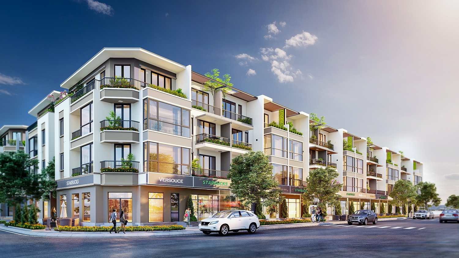 Nhà phố shophouse liền kề Nhật Nguyệt Vinhomes Global Gate Cổ Loa