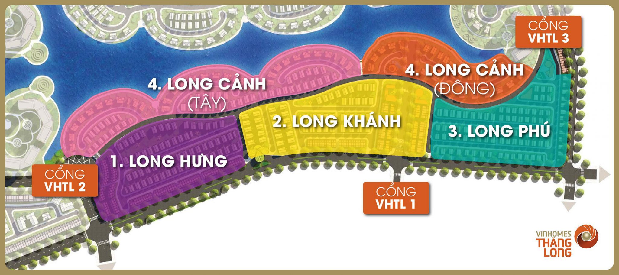 Mặt bằng thiết kế phân khu Vinhomes Thăng Long