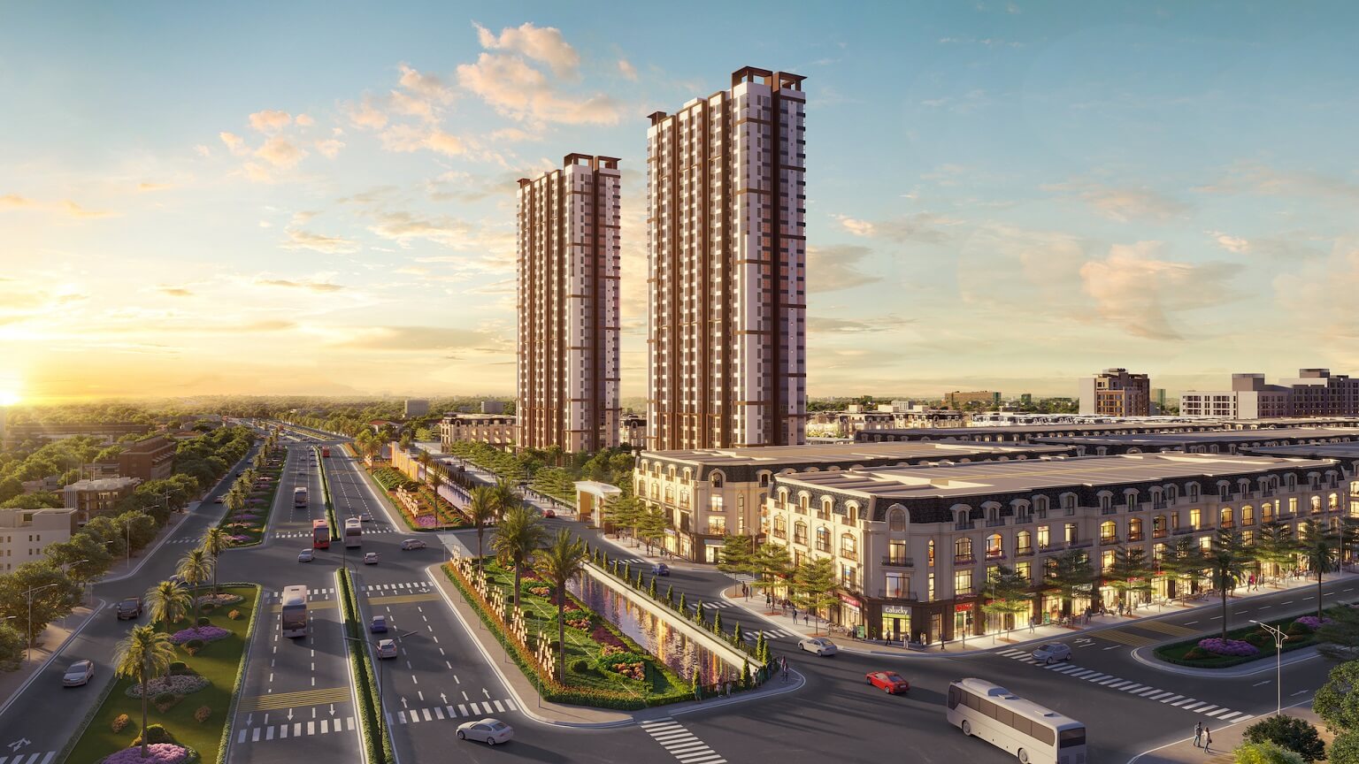 Các loại hình sản phẩm Alluvia City Văn Giang