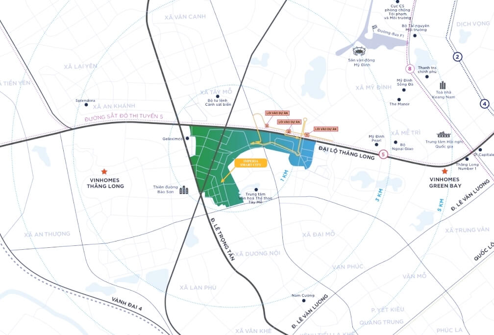 Giá bán dự án The Victoria Imperia Smart City 