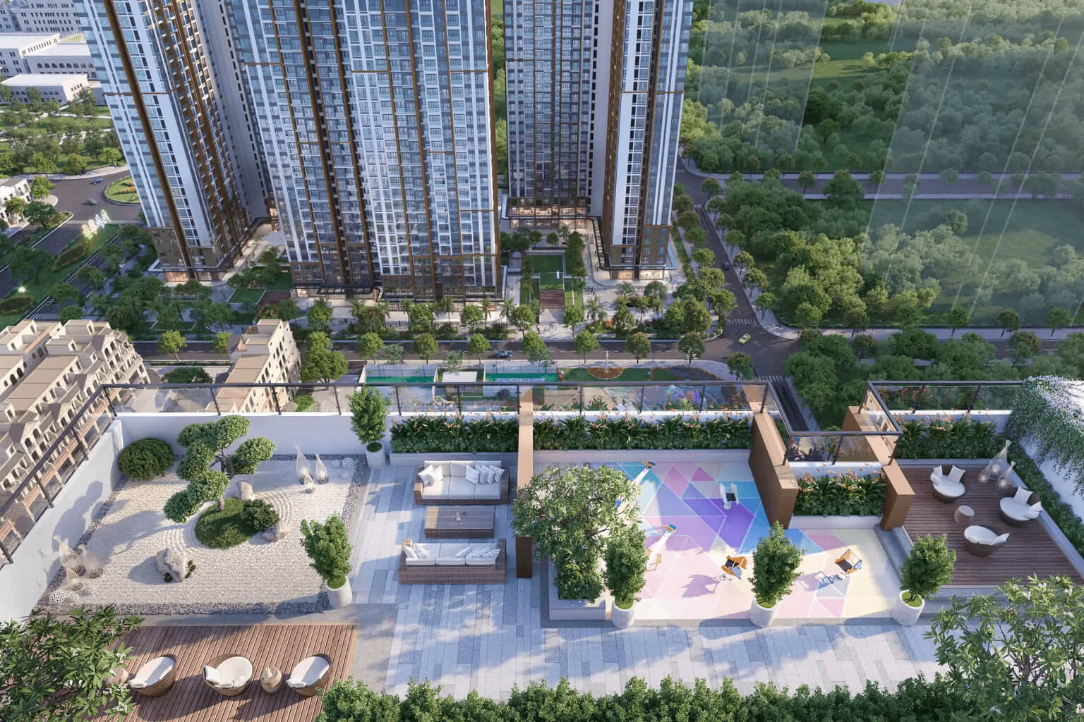 Tiện ích Masteri Sky Avenue Vinhomes Global Gate Cổ Loa