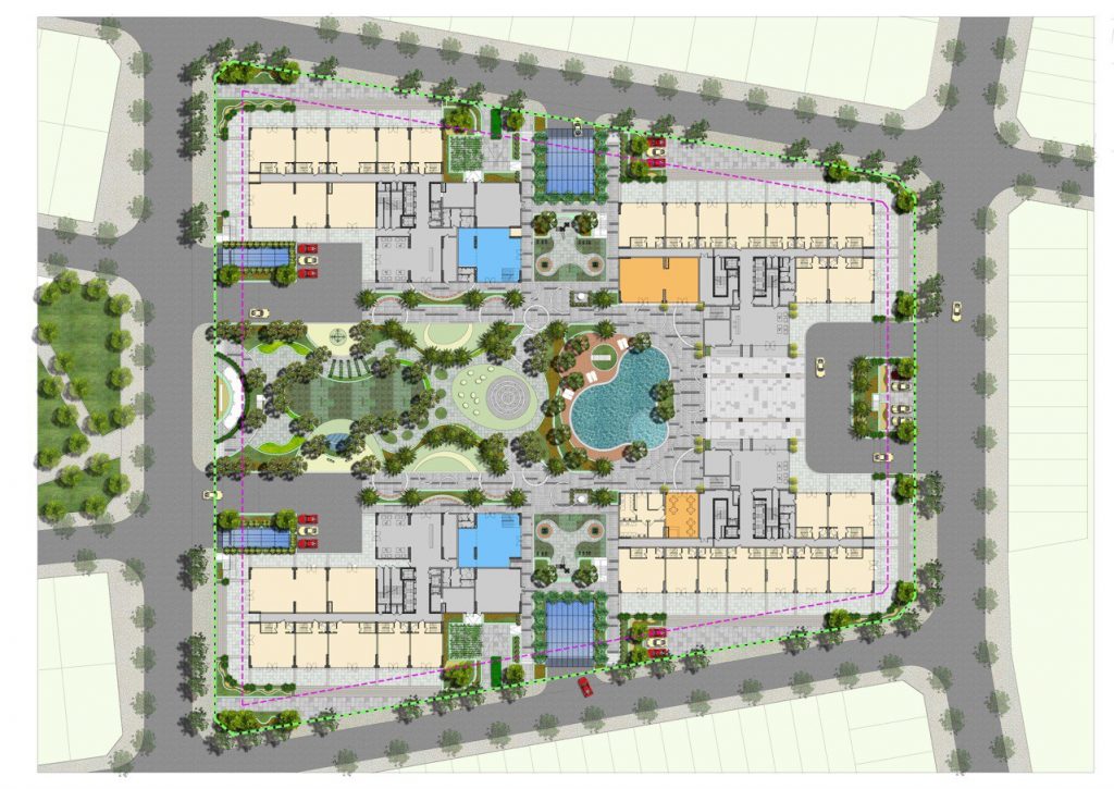 Mặt bằng thiết kế Mipec Tố Hữu