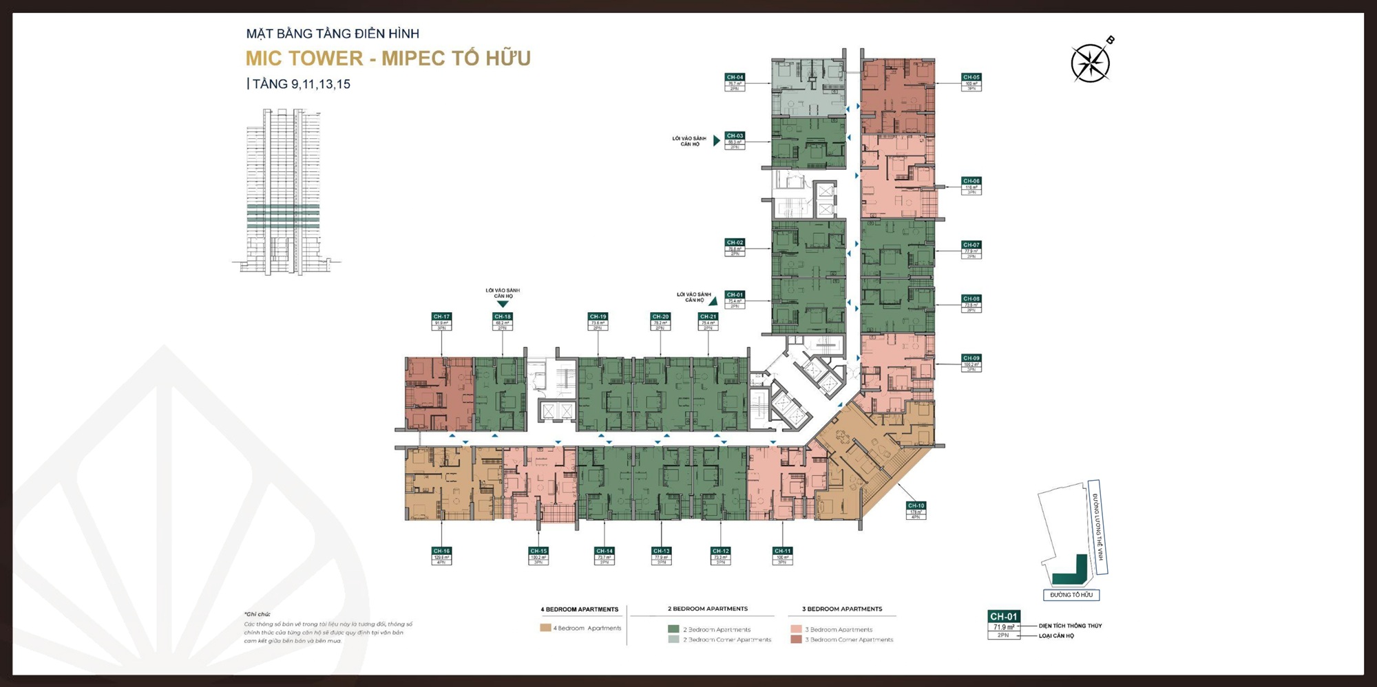 Mặt bằng thiết kế Iconia Lakeside 54 Tố Hữu