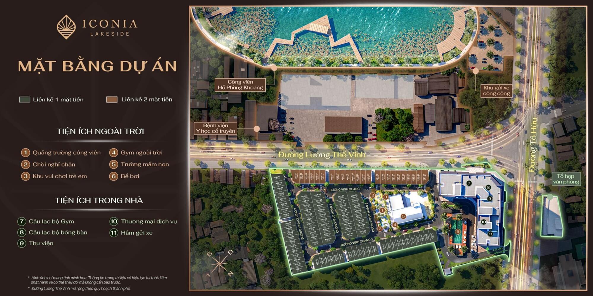 Mặt bằng thiết kế Iconia Lakeside 54 Tố Hữu