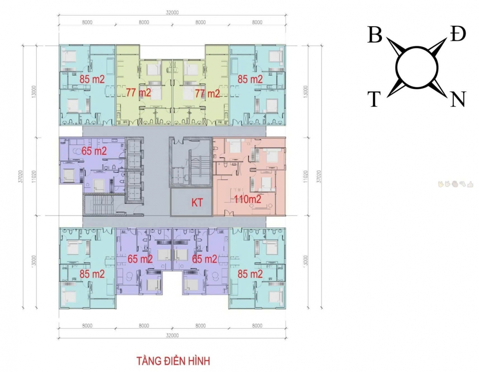 Mặt bằng thiết kế ASTOR1 IA25 Ciputra và kiệt tác không gian linh hoạt