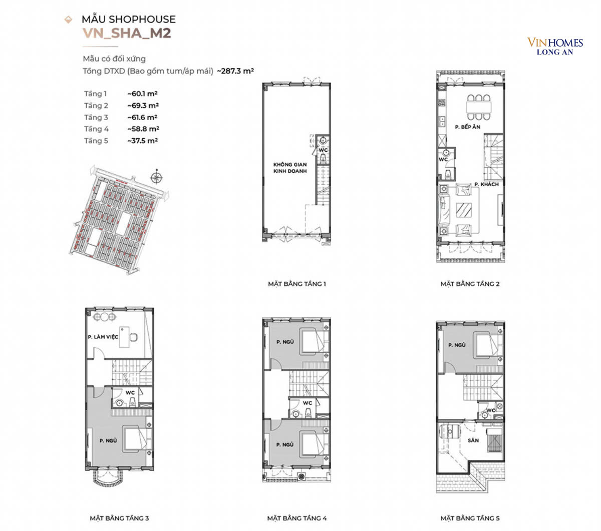Thiết Kế Vinhomes Green City Long An
