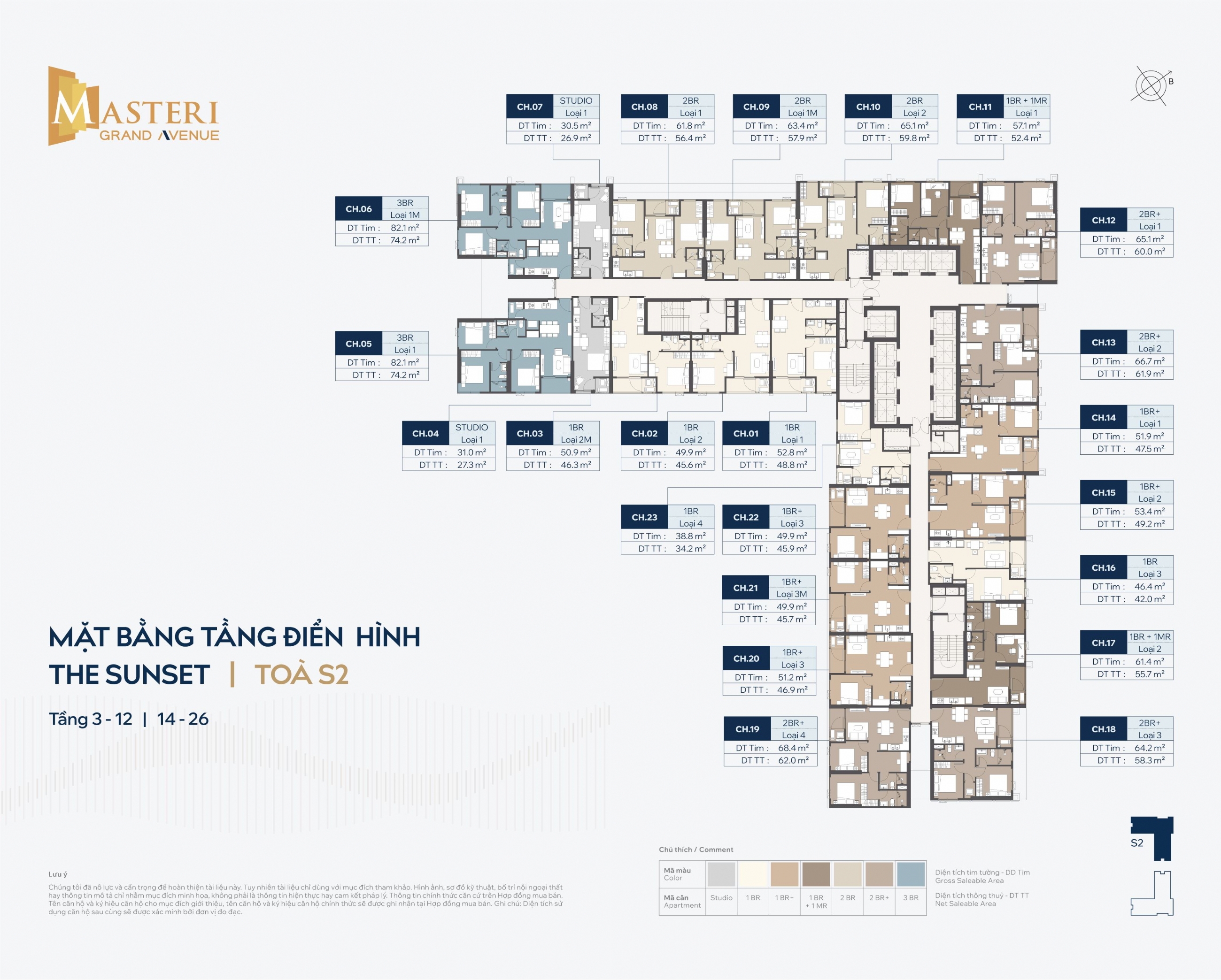 Phân khu The Sunset Masteri Grand Avenue Vinhomes Global Gate Cổ Loa