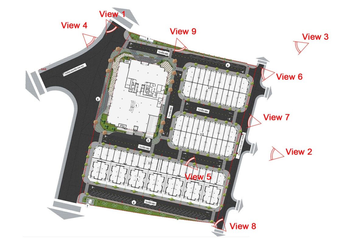 Mặt bằng thiết kế dự án Vinhomes Sky Park Bắc Giang 3