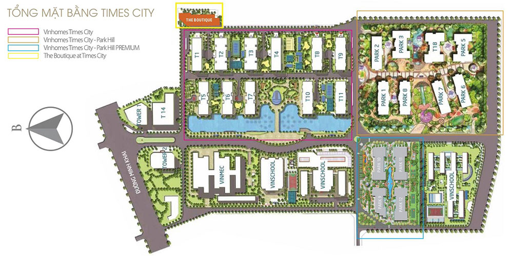 Quy Hoạch Vinhomes Times City: Khu Đô Thị Hiện Đại Giữa Lòng Thủ Đô